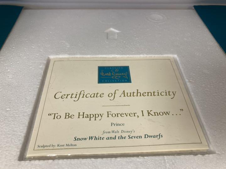 wdcc白雪姫to be happy forever,I know...王子様 wdcc白雪姫to be happy forever,I know王子様
