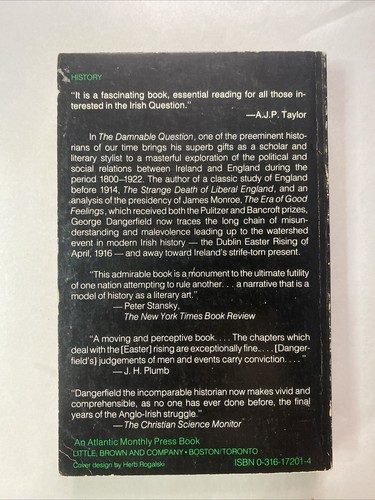 Damnable Question by George Dangerfield (1976, Mass Market) - Picture 6 of 6