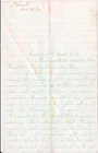 NOV 25 1862 CIVIL WAR LETTER CAMP 15th MASS VOL INF REG'T CAMP AT FALMOUTH VA
