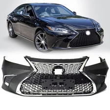 Front Bumper Kit Cover Grille For 10-12 Lexus ES 350 ES350 Conversion To 19+ ES