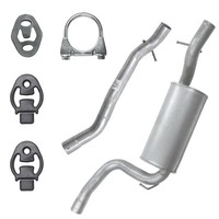Auspuff SchalldäMpferset FüR Ford C-Max MK1 FließHeck 2.0 Tdci (2007-07/2010)