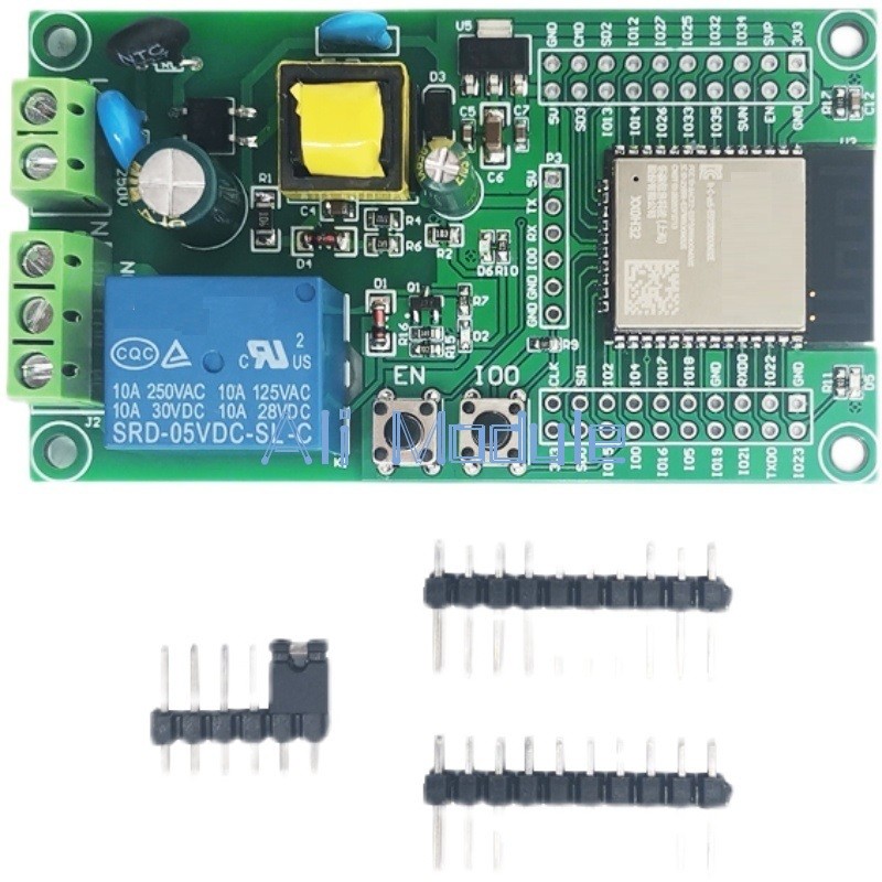 AC 90V-250V Power Supply ESP32 Single Relay Development Board ESP32-RM-32E