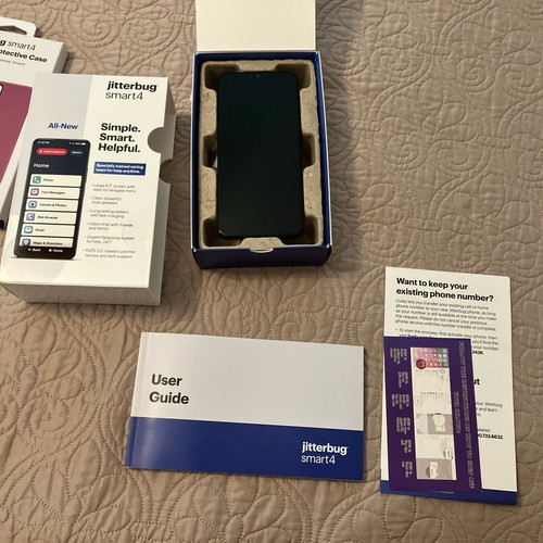 Jitterbug Smart4 Phone, Case Included - Zdjęcie 3 z 6