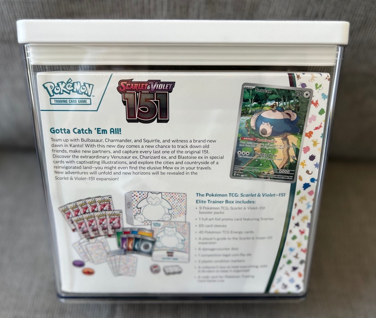 New SEALED Pokmon TCG Scarlet & Violet 151 Elite Trainer Box ETB included  Case! | eBay
