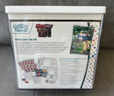 New SEALED Pokémon TCG Scarlet & Violet 151 Elite Trainer Box ETB