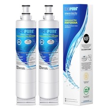 ICEPURE 4396508 Refrigerator Water Filter 2 Count Pack of 1 , White