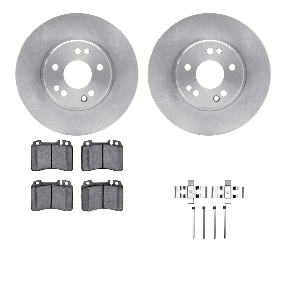 For Mercedes-Benz SL500 94-98 R1 Concepts Front Brake Kit w Euro Ceramic Pads Foto 2 de 2