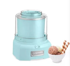 Cuisinart ICE-21LAQFR Ice Cream Maker, Aqua -  Certified Refurbished