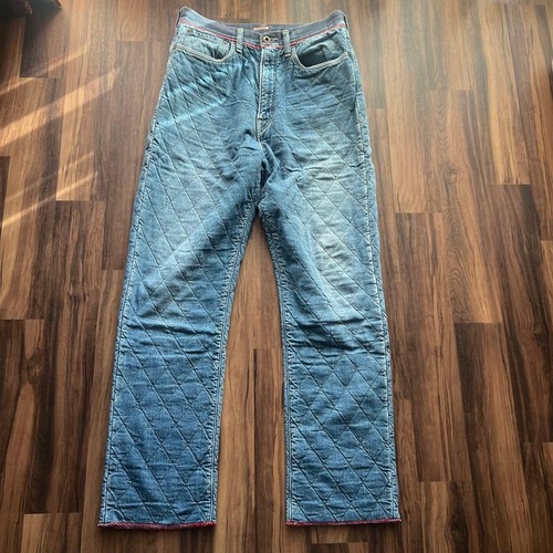 Pantalones de mezclilla acolchados KAPITAL azul EE. UU. 32 - Imagen 1 de 10