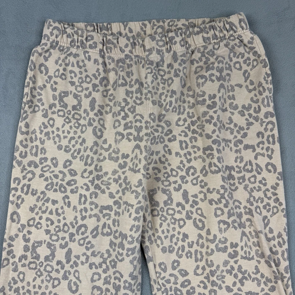 Pantalones deportivos Belle du Jour con estampado animal para mujer talla XL beige cintura elástica Foto 3 de 4