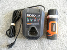 Genuine RIDGID 12Volt 12V Cordless LED Work Light Flashlight W/ Battery+Charger