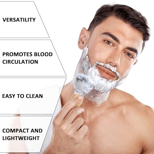Bassion Hand Crafted Shaving Brush for Men, Professional Hair Salon Tool with - Picture 5 of 6