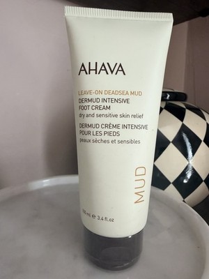 AHAVA Dermud Intensive Foot Cream 100ml Dead Sea Mud Shea Butter Dry Skin