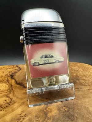 Vintage Scripto Vu Lighter - #28 LaFayette Ford Galaxie NASCAR Racing  