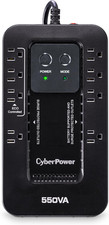 EC550G Ecologic Battery Backup  Surge Protector UPS System, 550VA/330W, 8 Outle