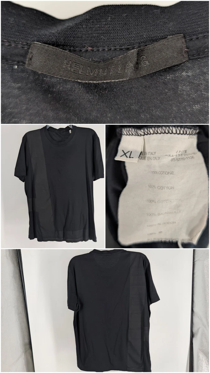 HELMUT LANG Black T-Shirts for Men for sale | eBay