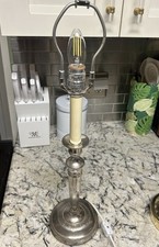 Vintage Silver Plate Colonial Candlestick Tab...