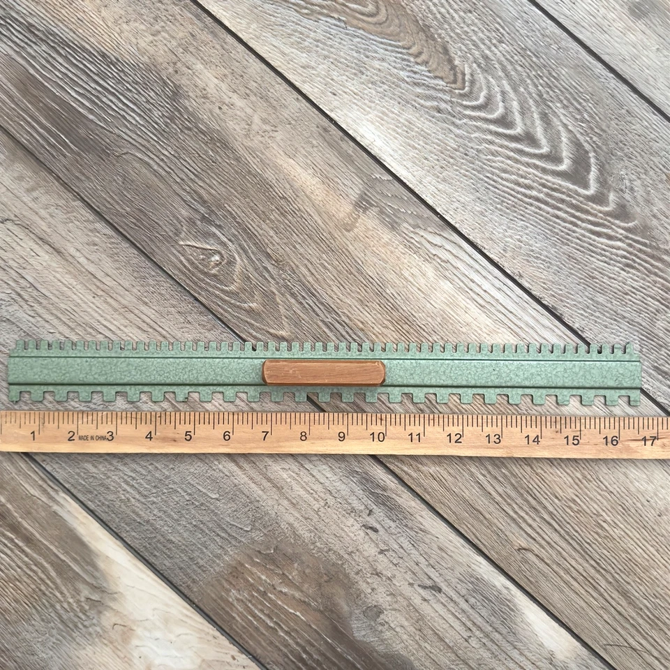 Passap M-201 Speed-O-Knit máquina de tricô parte padrão régua verde martelado - Imagem 2 de 4