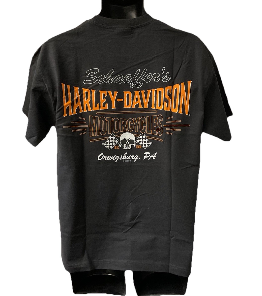 Harley Davidson Men's Gearmouth Short Sleeve T-Shirt Black 3002840