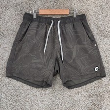 Vuori Shorts Mens Small Kore Lined Floral Gym Active Training Running