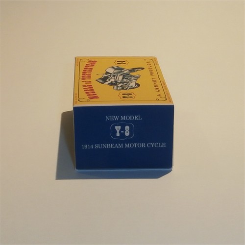 Matchbox Lesney Yesteryear 8b Sunbeam Motocicleta Estilo D1 Caja de Reproducción - Imagen 3 de 4