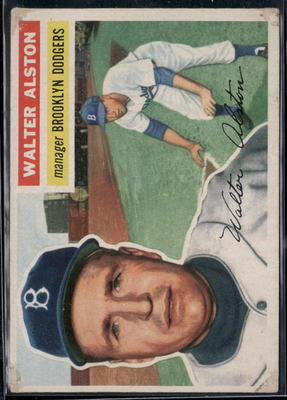 #ad 1956 Topps WALTER ALSTON #8 $13.99