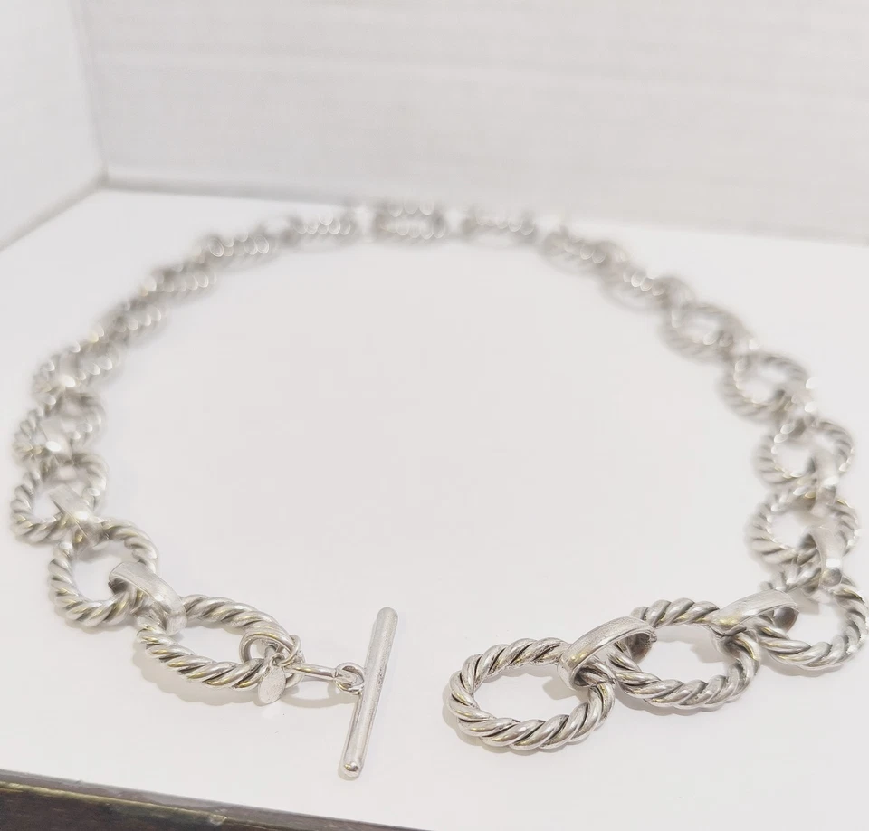 Collar de cadena pesada de acero inoxidable de 21 pulgadas punk gótico rock hip hombres mujeres Foto 4 de 4