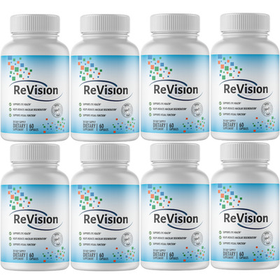 ReVision Visual Function Support, (8 Bottles) Official Eye Health Supplement