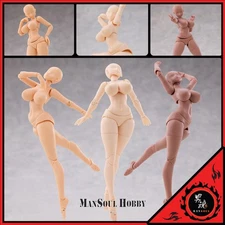 NEW K-TOYS 1/12 ACTION FIGURE GLAMOROUS WOMAN BODY SET OF 3 SKIN COLOR Presale