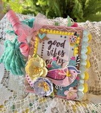 Handmade Scrapbook Mini Album Junk Journal Maggie Holmes