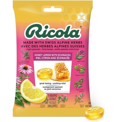 Ricola Honey Lemon Echinacea 19ct