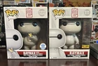 Disney Big Hero 6 Funko Pop Vinyl 6 in - Baymax w Butterfly & Glitter Vaulted🦋