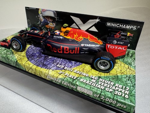 Max Verstappen Gp Brésil 2016 1/43 Minichamps F1 - Bild 4 von 6