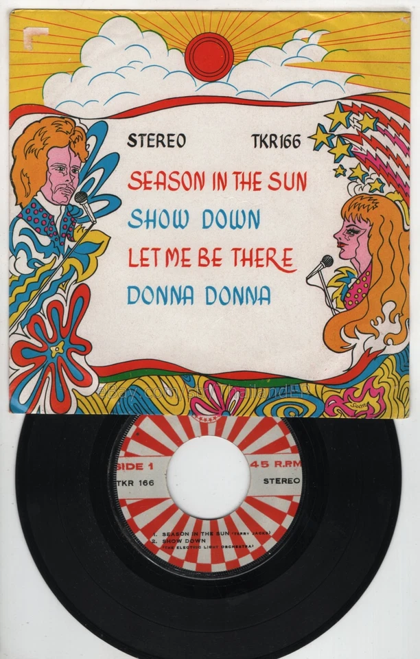 THE ELECTRIC LIGHT ORCHESTRA / OLIVIA NEWTON-JOHN / THAI EP 7" THAILAND 45RPM Foto 2 de 3