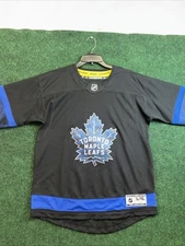 Toronto Maple Leafs YOUTH L/XL Black Fanatics Home Jersey New With Tags NHL