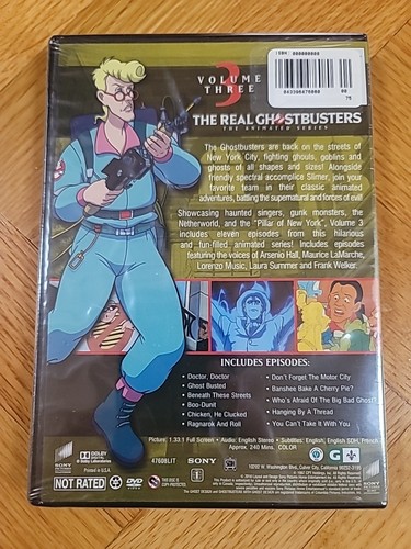The Real Ghostbusters: Band 3 (DVD) Brandneu - Bild 2 von 2