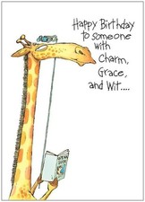 5x7 Card/ Funny Humor/ Birthday Sarcasm Her Friend Sister Unfiltered FR8036