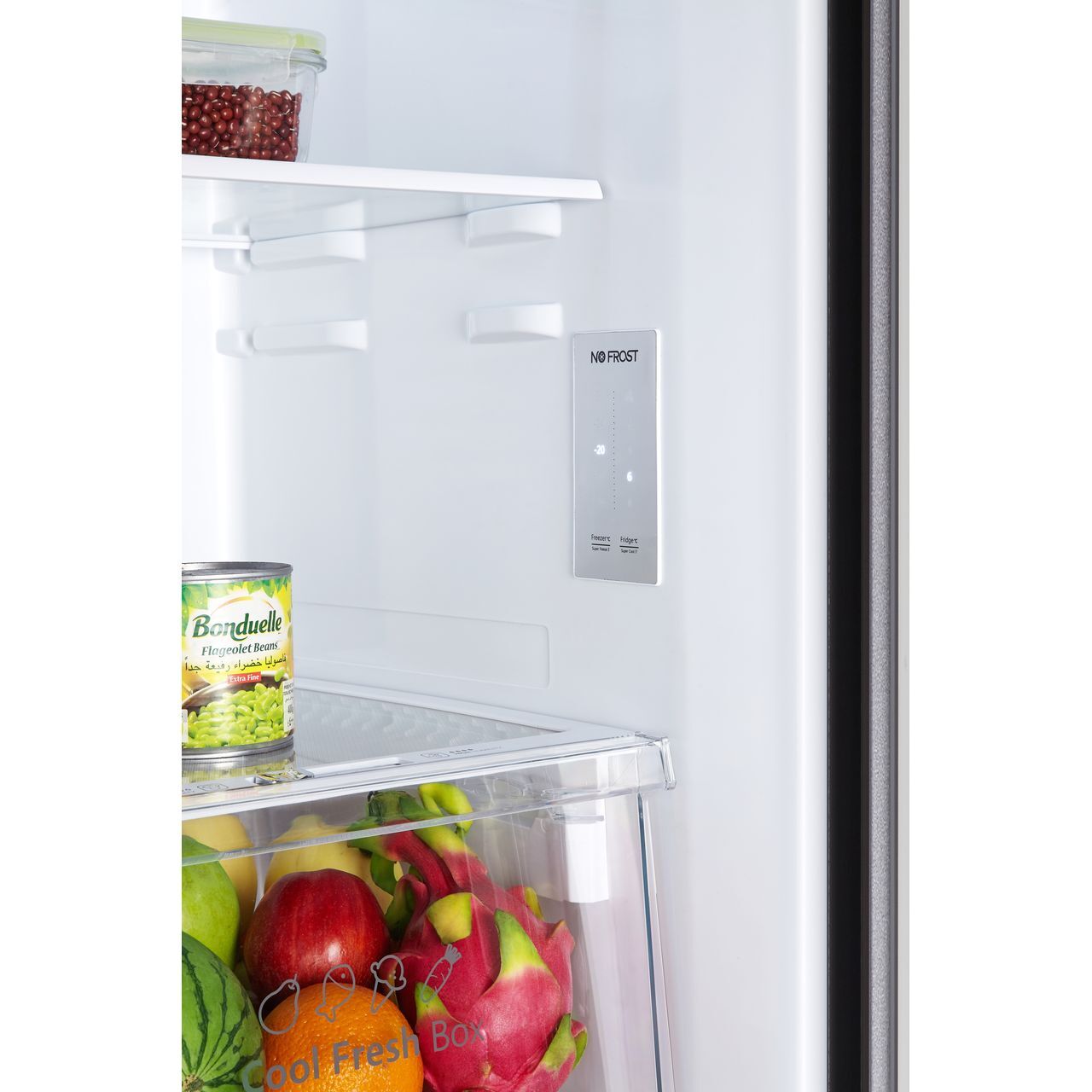 Fridgemaster MQ79394ES 79cm Frost Free American Fridge Freezer Silver E