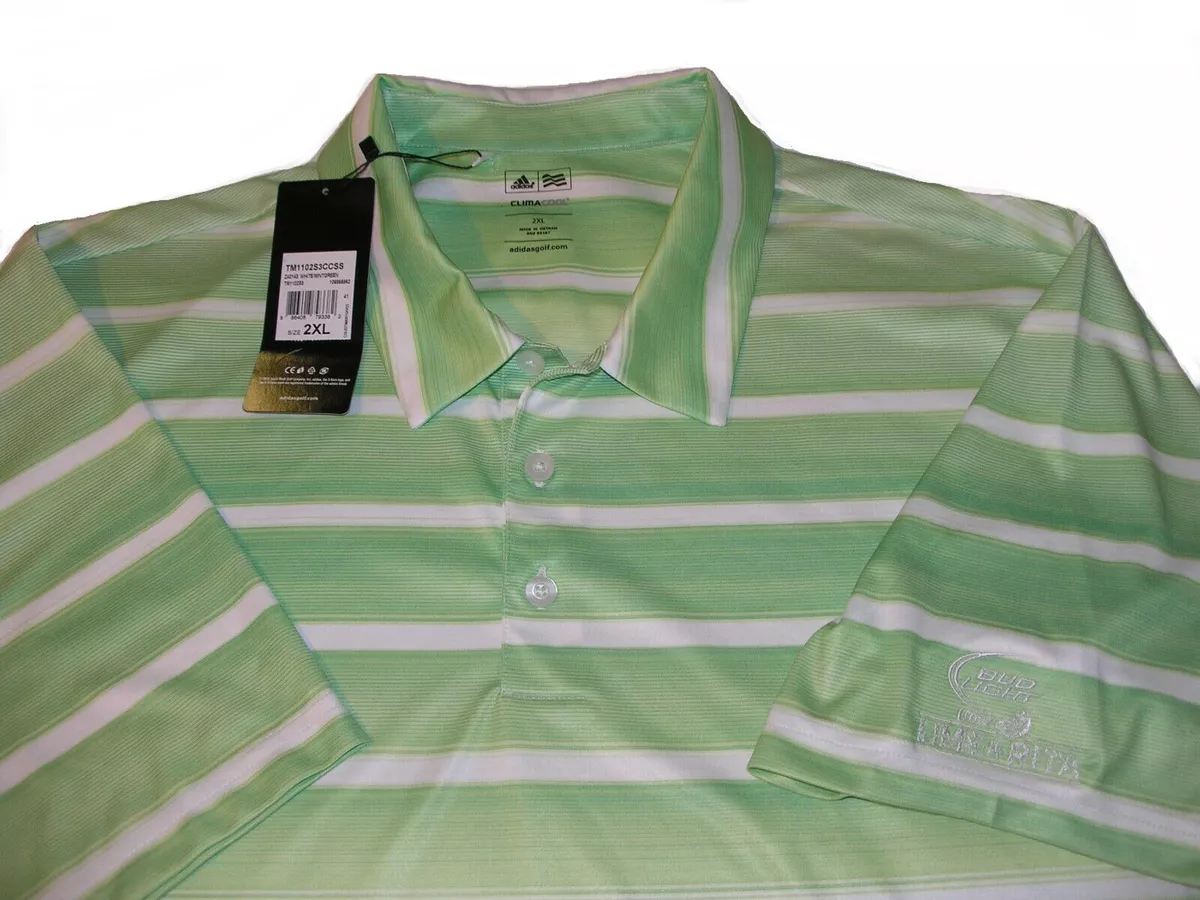 Adidas Bud Light Polo Shirt Lime-A-Rita Short Sleeve Beer Mens 2XL