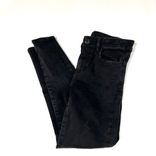 American Eagle Women’s Jeans Size 2 SHORT Jegging Black Denim Stretch #2152