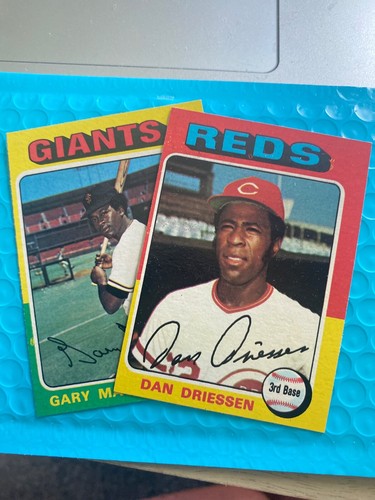 1975 Topps Baseball set break 182 card lot NM/MT!