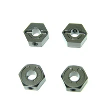 KM RACING Aluminum wheel hub gun metal 4 pieces for CR-01 KM-CR-006G New