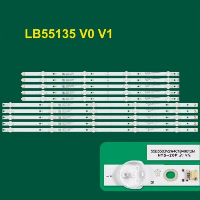 LED-Leiste für Insignia NS-55DF710NA21 NS-55DF710NA19 LB55135 V0 V1 E4SW5518RKU