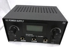 Digital Dual Tattoo Machine Power Supply Kit Clip Cords & Foot Pedal