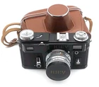 Soviet Contax copy KIEV 4A Olympiad 1980 BLACK 35mm camera with Jupiter-8M CCCP