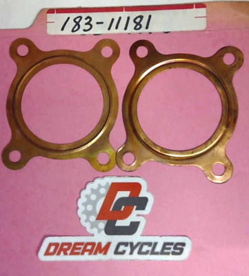 NOS GENUINE YAMAHA HEAD GASKET QTY2 AS2C YAS1C RD125 TA125 183-11181-00 NEW OEM