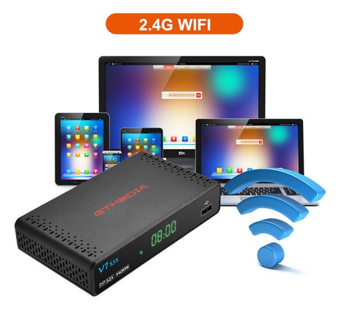 GTMEDIA V7S5X Sat TV Receiver DVB-S2/S2X USB WLAN HDMI Satellitenreceiver FullHD - Bild 7 von 14