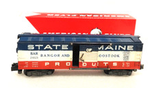 AMERICAN FLYER 24029 STATE OF MAINE CAR w BOX. READY-TO-RUN EX, FREE SHIPPING 