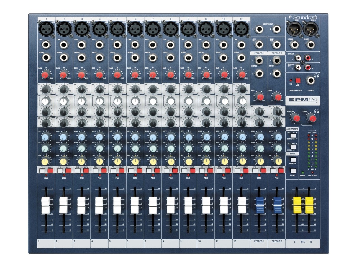 B*o様 soundcraft epm 12 訳あり！ Soundcraft EPM12 - Compact and Field Mixers