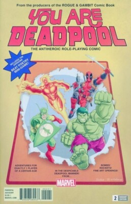 YOU ARE DEADPOOL #2 VARIANT BY MARVEL COMICS 2018 1$ COMIC SALE + BONUS